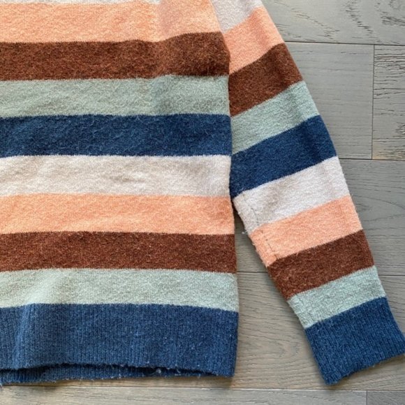 Madewell Pullover Sweater in Elmwood Stripe S - Picture 4 of 4